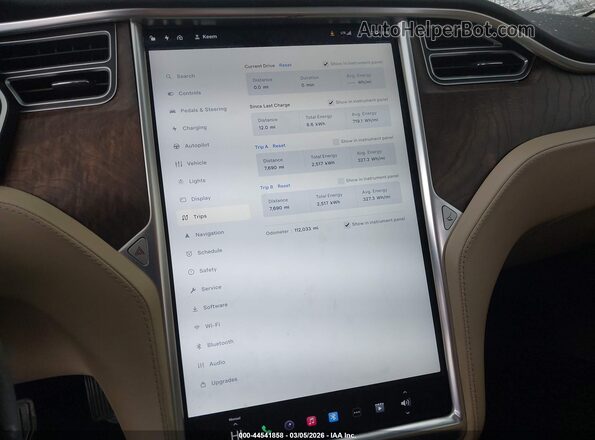 5YJSA1E26GF169909 2016 TESLA MODEL S White 