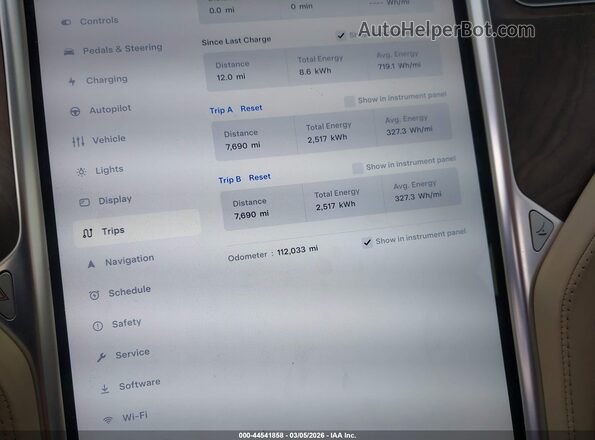 5YJSA1E26GF169909 2016 TESLA MODEL S White 