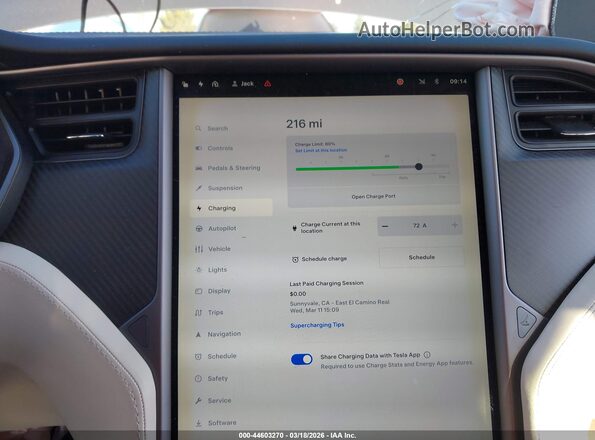 5YJSA1E28JF274765 2018 TESLA MODEL S Black 