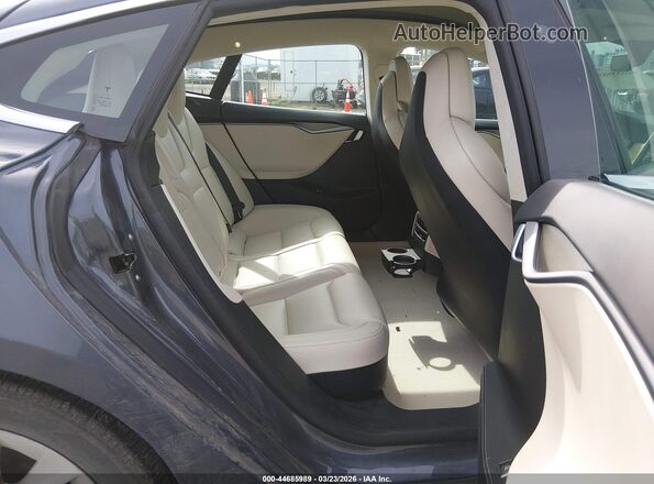 5YJSA1E28KF304039 2019 TESLA MODEL S Light Blue VIN კოდის სტიკერის ხედი