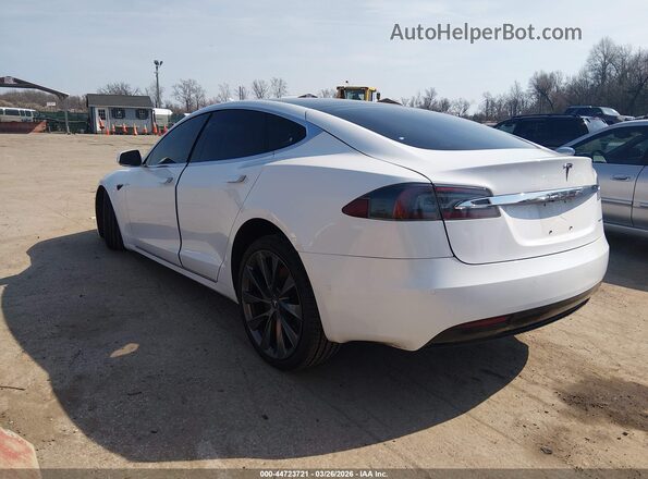 5YJSA1E28LF413246 2020 TESLA MODEL S White Trasero izquierdo