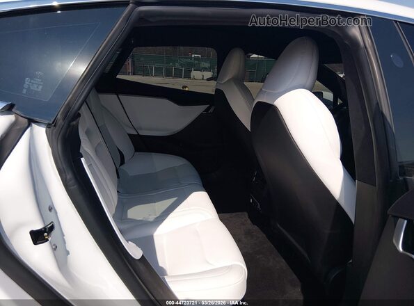 5YJSA1E28LF413246 2020 TESLA MODEL S White Vista de la etiqueta del VIN