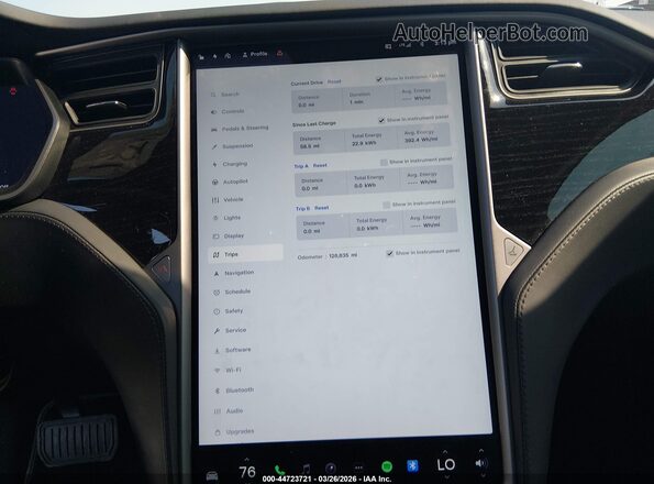 5YJSA1E28LF413246 2020 TESLA MODEL S White Vista de los asientos traseros
