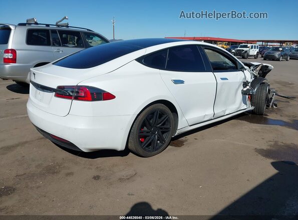 5YJSA1E28MF427245 2021 TESLA MODEL S White უკანა მარჯვენა