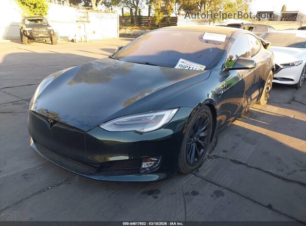 5YJSA1E29LF396845 2020 TESLA MODEL S Black Przód lewy