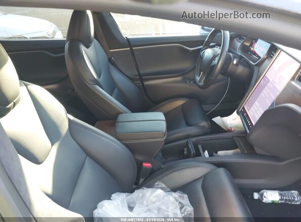 5YJSA1E29LF396845 2020 TESLA MODEL S Black Widok wnętrza z przodu