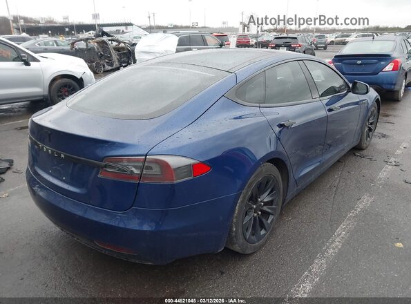 5YJSA1E2XGF138338 2016 TESLA MODEL S Blue უკანა მარჯვენა