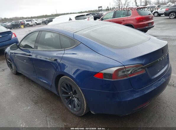 5YJSA1E2XGF138338 2016 TESLA MODEL S Blue უკანა მარცხენა