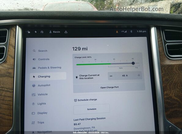 5YJSA1E2XGF167869 2016 TESLA MODEL S Gray 