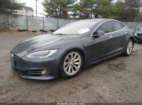 5YJSA1E2XGF167869 2016 TESLA MODEL S Gray Przód lewy