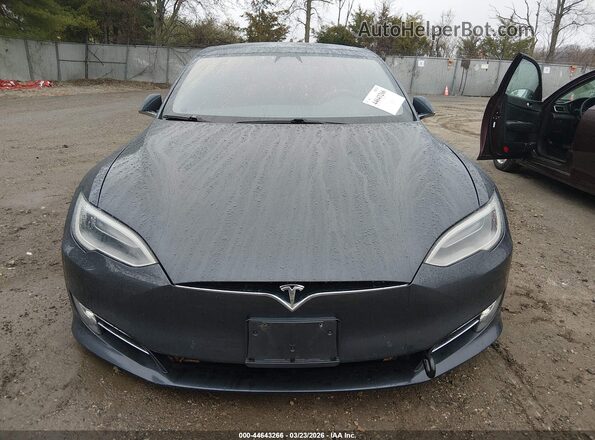 5YJSA1E2XGF167869 2016 TESLA MODEL S Gray Widok zestawu wskaźników