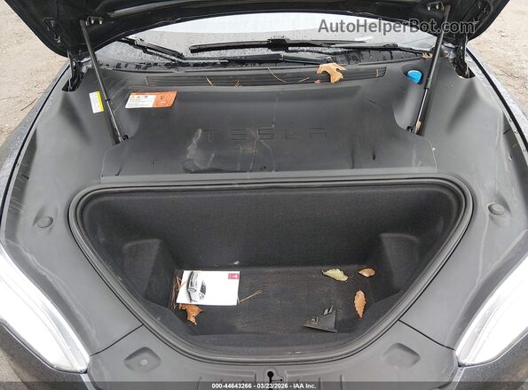 5YJSA1E2XGF167869 2016 TESLA MODEL S Gray Widok z tyłu