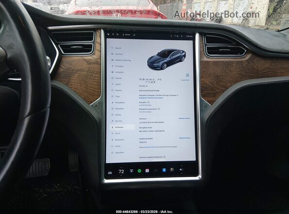 5YJSA1E2XGF167869 2016 TESLA MODEL S Gray 