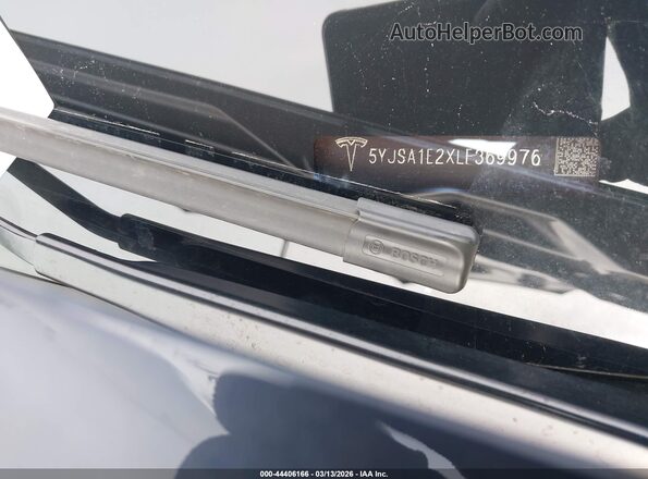 5YJSA1E2XLF369976 2020 TESLA MODEL S Gray 