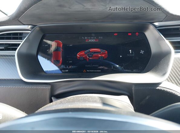 5YJSA1E41GF177658 2016 TESLA MODEL S Красный Вид задних сидений