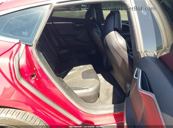 5YJSA1E41GF177658 2016 TESLA MODEL S Красный Вид наклейки с VIN-кодом
