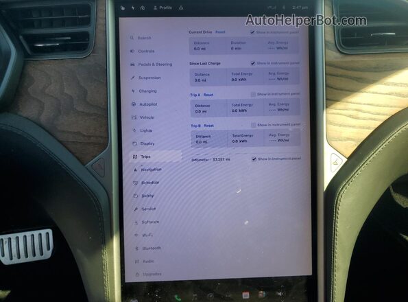 5YJSA1E45KF331233 2019 TESLA MODEL Black 