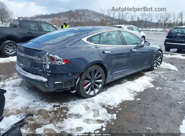 5YJSA1E45LF358630 2020 TESLA MODEL S Gray Trasero derecho