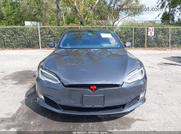 5YJSA1E45LF370163 2020 TESLA MODEL S Gray Vista del salpicadero