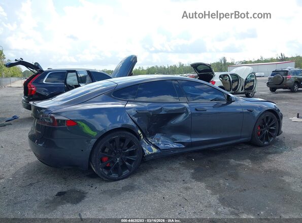 5YJSA1E45LF370163 2020 TESLA MODEL S Gray Vista frontal