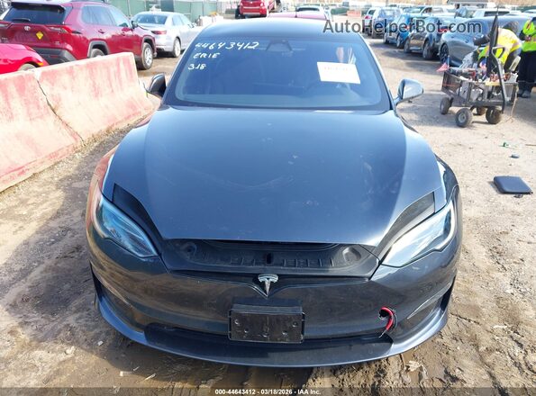 5YJSA1E51RF545896 2024 TESLA MODEL S Gray Instrument cluster view