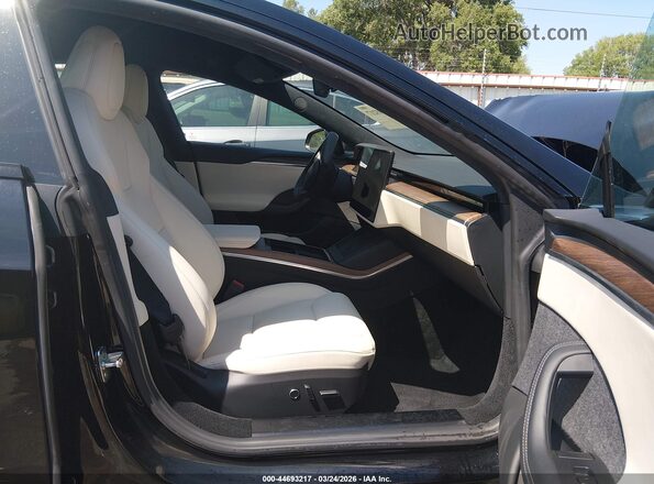 5YJSA1E52MF436937 2021 TESLA MODEL S Black Front interior view