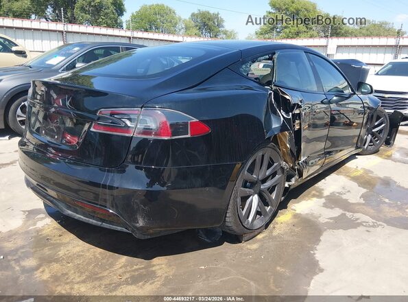 5YJSA1E52MF436937 2021 TESLA MODEL S Black Rear right