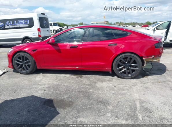 5YJSA1E53MF428801 2021 TESLA MODEL S Red 