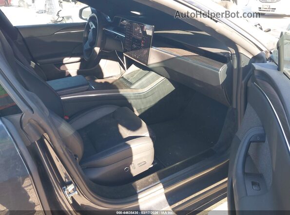 5YJSA1E53RF544412 2024 TESLA MODEL S Черный Вид салона спереди