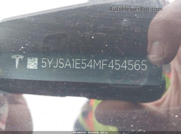 5YJSA1E54MF454565 2021 TESLA MODEL S Red Engine compartment view