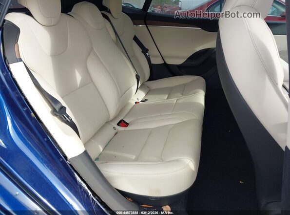 5YJSA1E56NF493675 2022 TESLA MODEL S Синий Вид наклейки с VIN-кодом