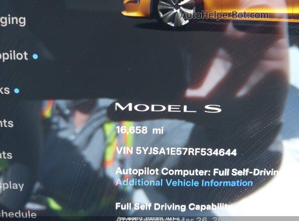 5YJSA1E57RF534644 2024 TESLA MODEL S Black 