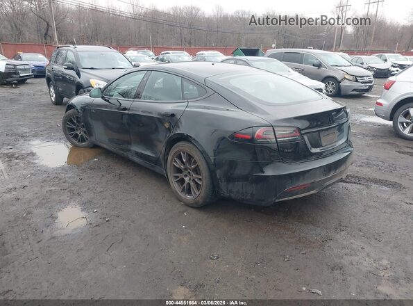 5YJSA1E59NF478751 2022 TESLA MODEL S Черный Задняя левая четверть