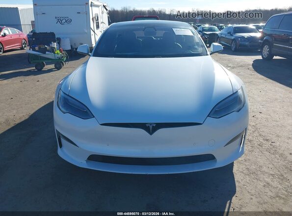 5YJSA1E5XMF447006 2021 TESLA MODEL S White Vista interior trasera