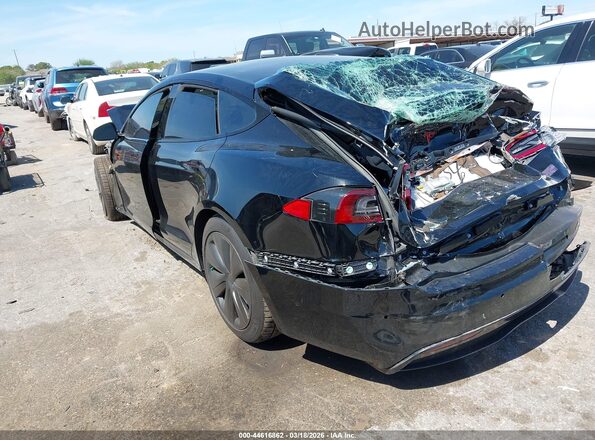 5YJSA1E60NF472071 2022 TESLA MODEL S Черный Задняя левая четверть