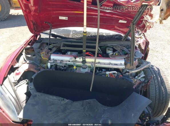 5YJSA1E62TF552985 2026 TESLA MODEL S Red Вид ззаду