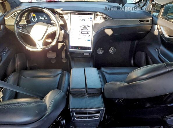 5YJXCAE20GF006236 2016 TESLA MODEL Silver Widok deski rozdzielczej