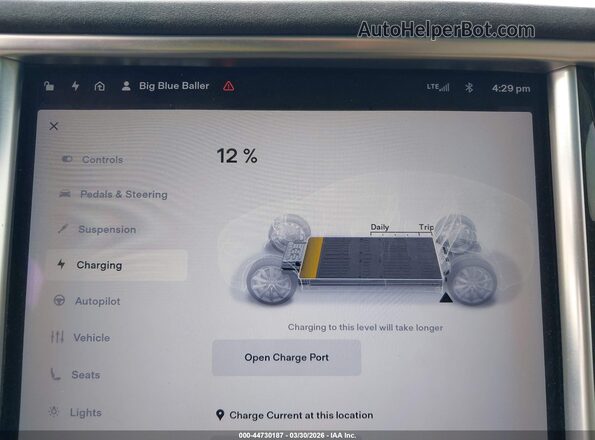 5YJXCAE22GF001801 2016 TESLA MODEL X Blue 