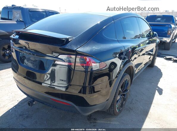 5YJXCAE23KF141591 2019 TESLA MODEL X Черный Задняя правая четверть