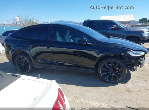 5YJXCAE23KF141591 2019 TESLA MODEL X Черный Вид задней части салона