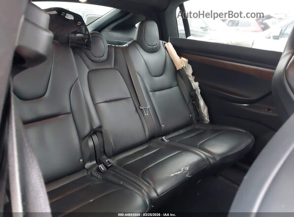 5YJXCAE28KF202045 2019 TESLA MODEL X Black VIN կոդի պիտակի տեսք