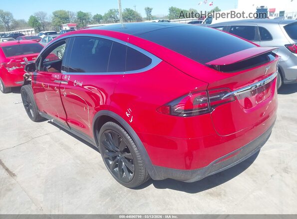 5YJXCBE23LF303033 2020 TESLA MODEL X Maroon Tył lewy