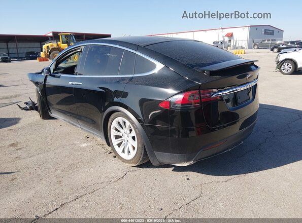 5YJXCBE28MF325224 2021 TESLA MODEL X Черный Задняя левая четверть