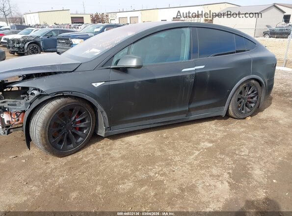 5YJXCBE41GF021934 2016 TESLA MODEL X Black Trasero izquierdo