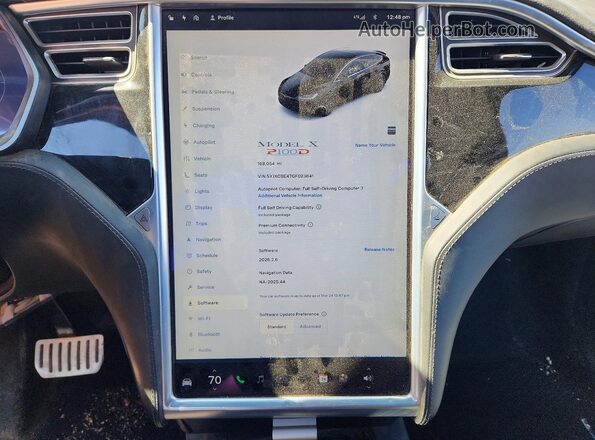 5YJXCBE47GF023641 2016 TESLA MODEL Black Instrument cluster view