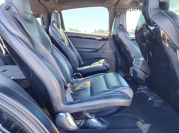 5YJXCBE47GF023641 2016 TESLA MODEL Black Rear interior view