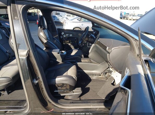 5YJXCDE24GF030346 2016 TESLA MODEL X Черный Вид салона спереди