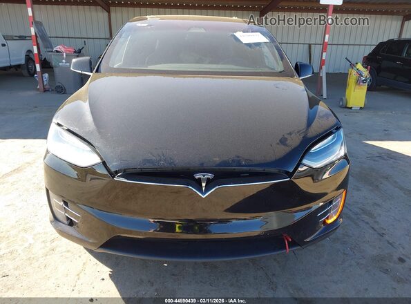 5YJXCDE24GF030346 2016 TESLA MODEL X Черный Вид задней части салона