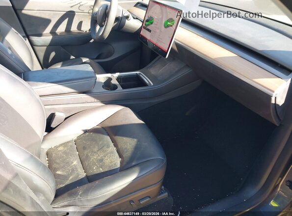 5YJYGAEE1MF287655 2021 TESLA MODEL Y Gray წინა სალონის ხედი