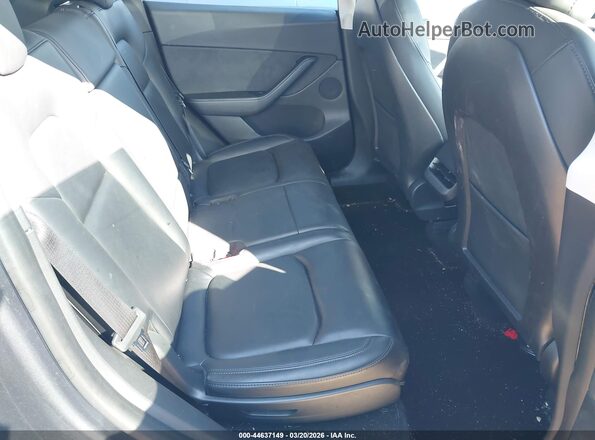 5YJYGAEE1MF287655 2021 TESLA MODEL Y Gray VIN კოდის სტიკერის ხედი
